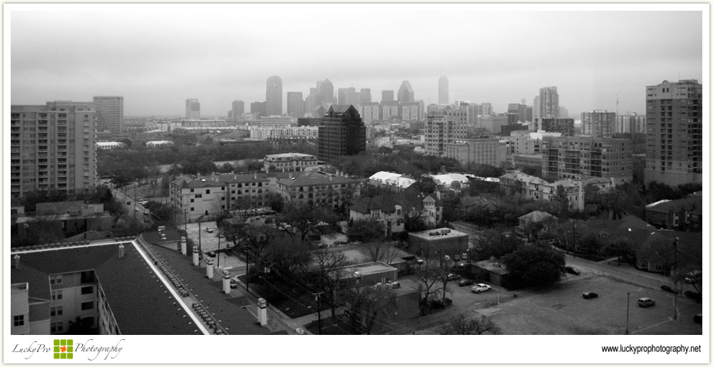 Dallas Skyline on an Overcast Day