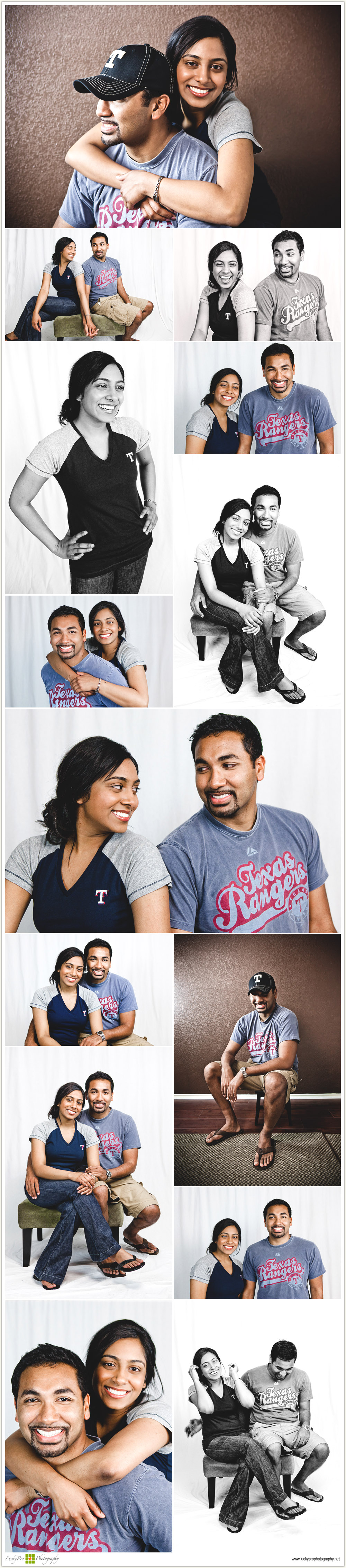 Betty & Anoop's Studio Portraits